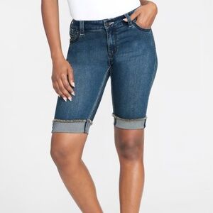 Alloy Apparel Women's Jean Bermuda Shorts - 'Alanna' Low Rise SZ: 6
